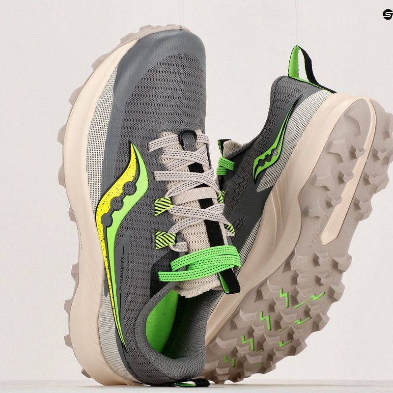 Dámské běžecké boty Saucony Peregrine 13 gravel/slime 13