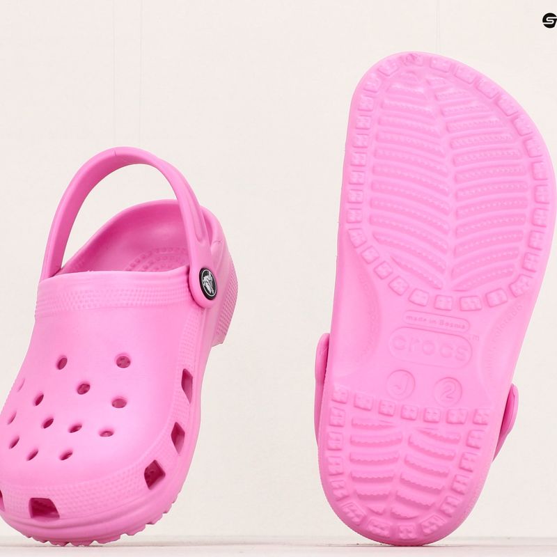 Crocs Classic Clog Dětské žabky taffy pink 13