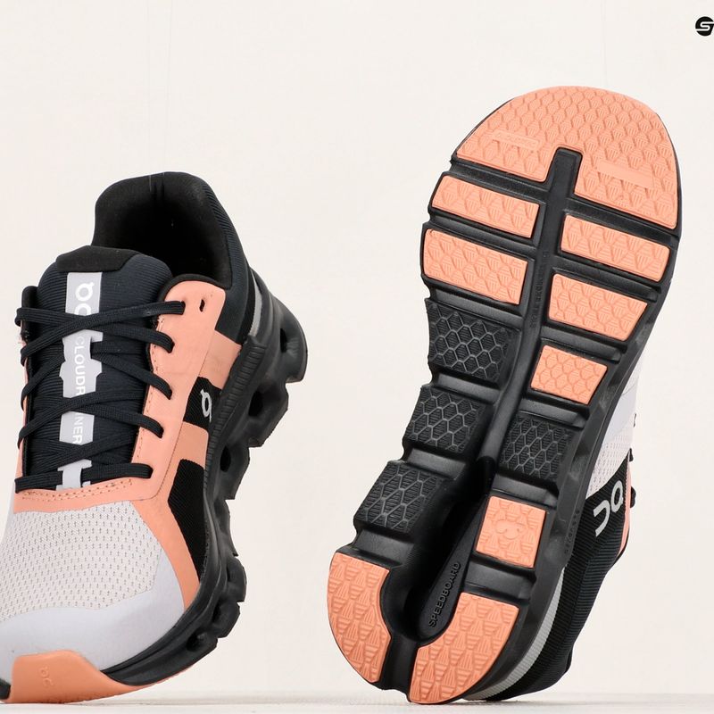 Dámské běžecké boty On Cloudrunner Waterproof fade/black 14