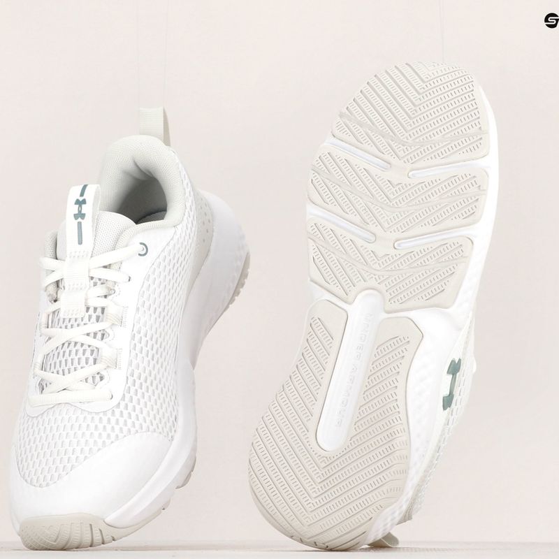 Dámské tréninkové boty Under Armour W Dynamic Select white/white clay/metallic green grit 10