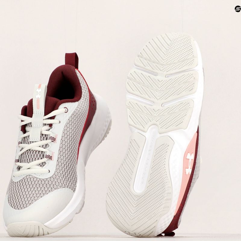 Dámské tréninkové boty Under Armour W Dynamic Select white clay/deep red/white 10