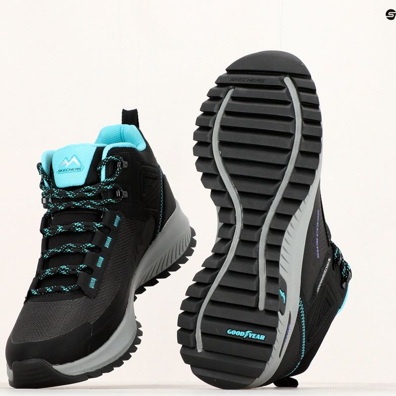 Dámská treková obuv SKECHERS Arch Fit Discover Elevation Gain black/blue 10