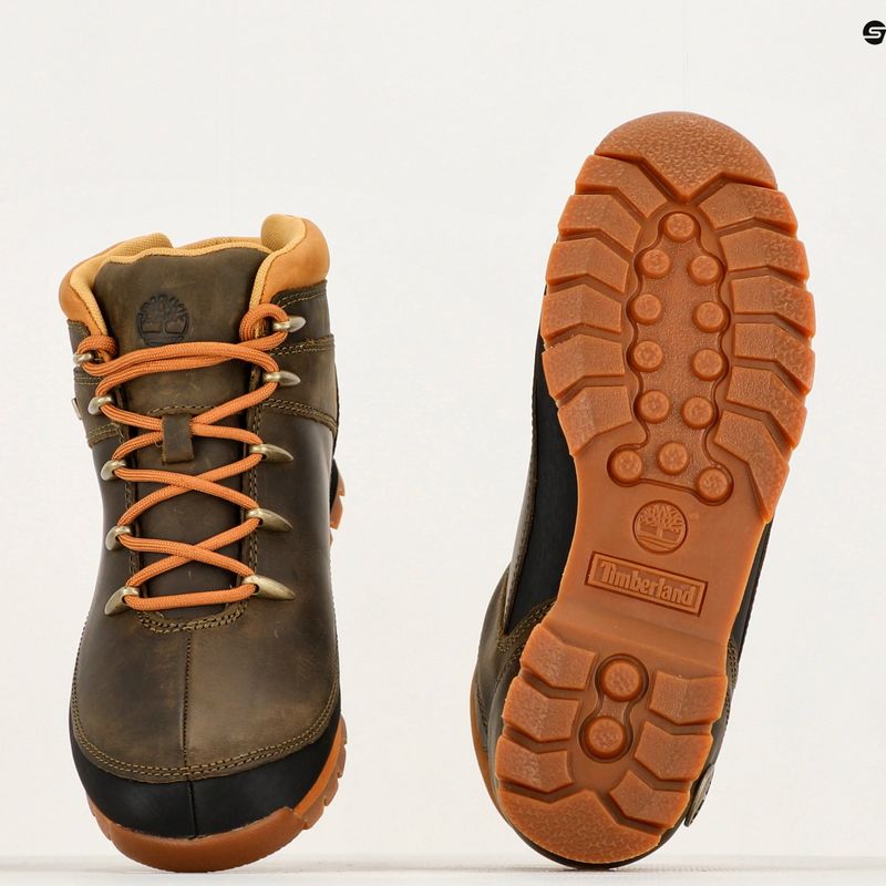 Pánské trekové boty Timberland Euro Sprint Hiker olive full grain 15