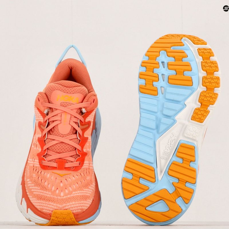 Dámská běžecká obuv HOKA Gaviota 4 shell coral/peach parfait 13