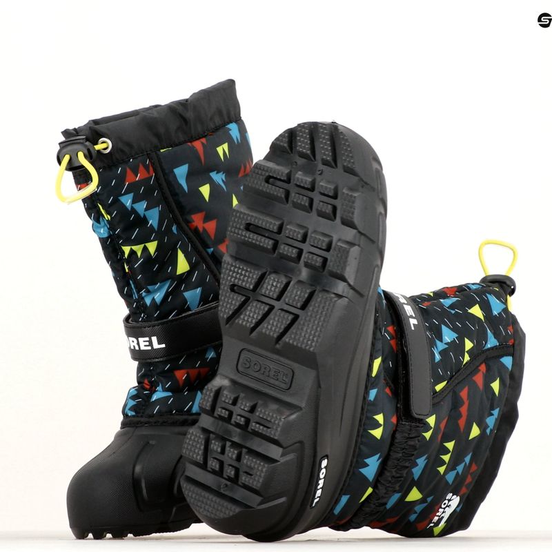 Dětské trekové boty Sorel Flurry Print Boys black/black 15