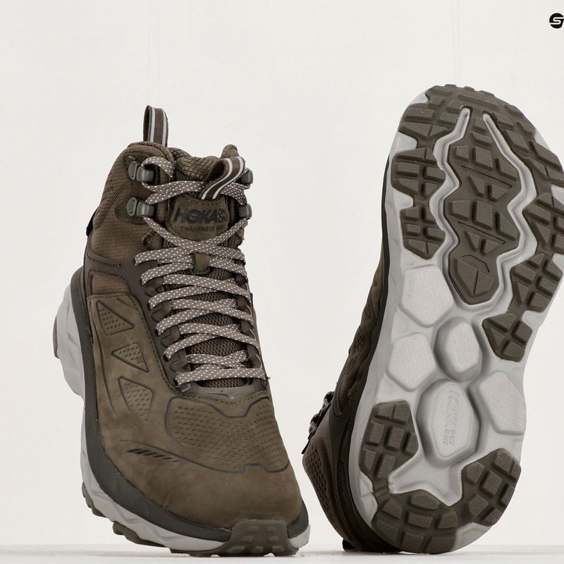 Dámské turistické boty HOKA Challenger Mid GTX major brown/heather 11