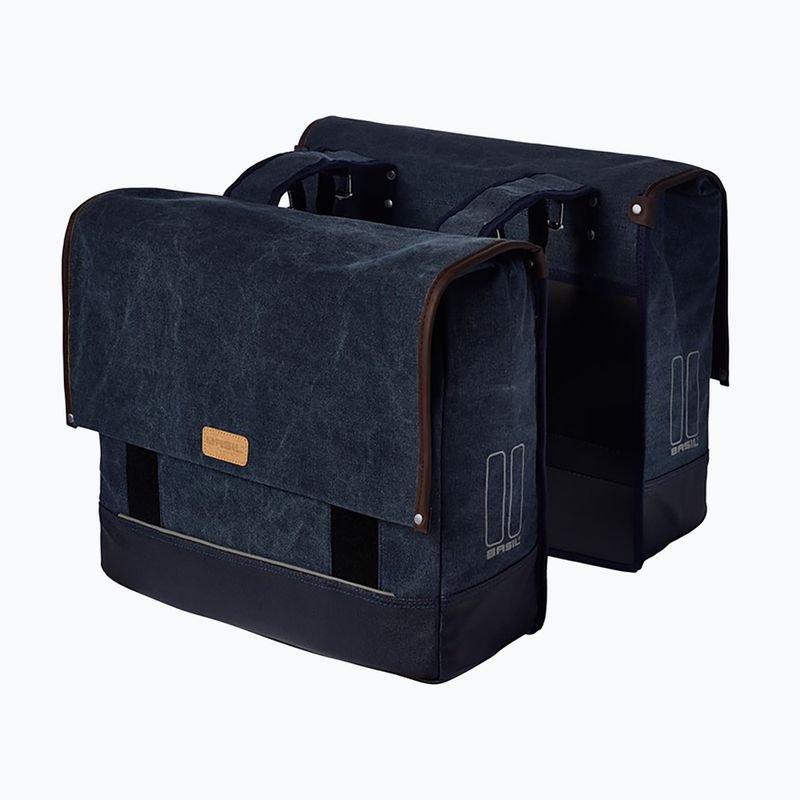 Brašna na kolo Basil Urban Fold Double Bag 40-55 l navy