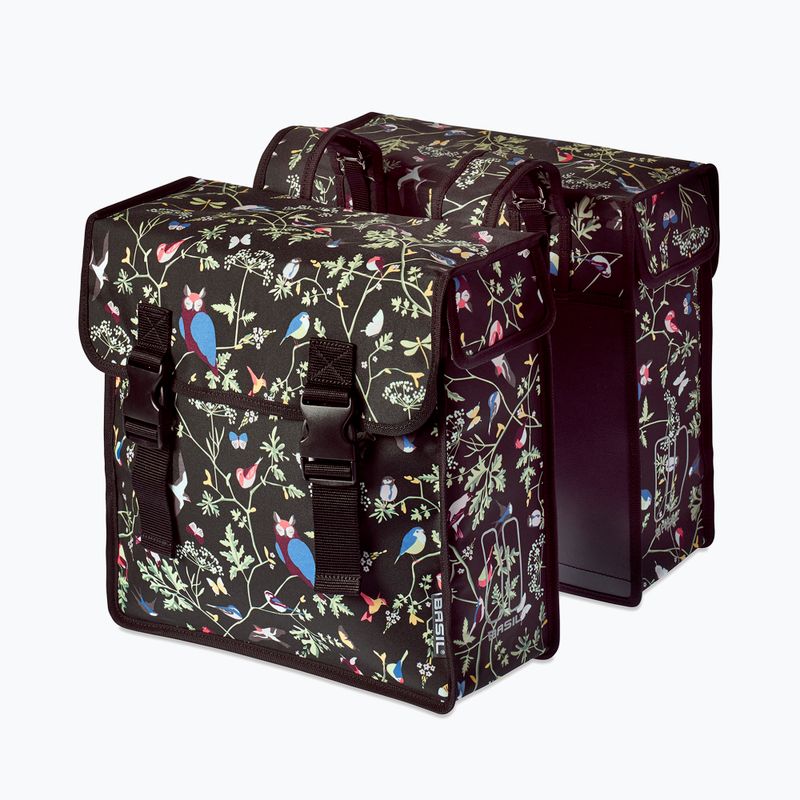 Brašna na kolo Basil Wanderlust Double Bag 35 l charcoal