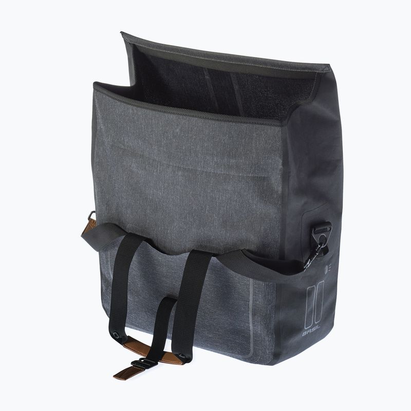 Brašna na kolo Basil Urban Dry Busines Bag 20 l charcoal melee 3