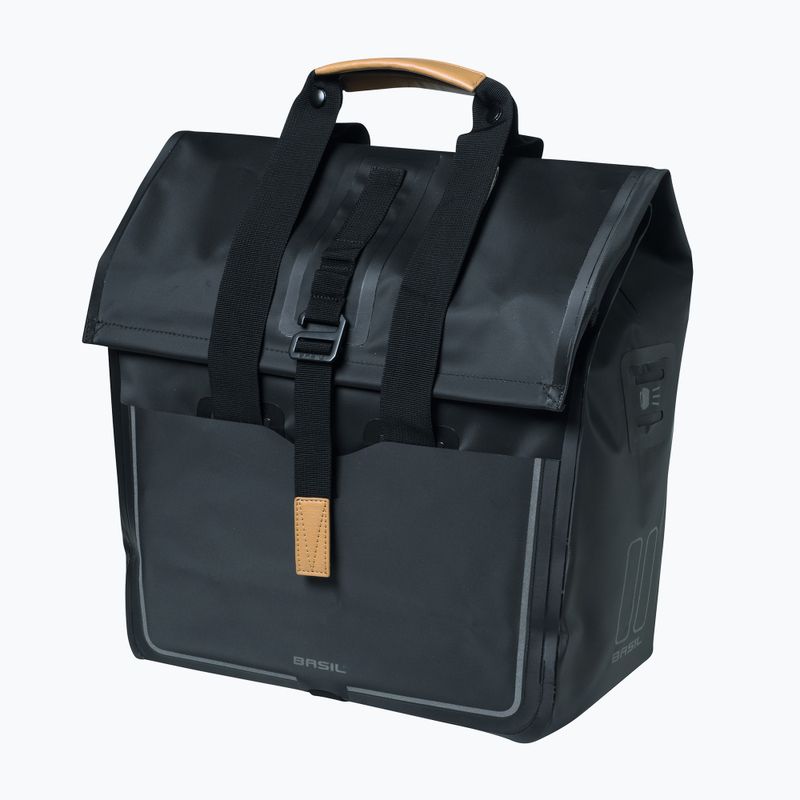 Brašna na kolo Basil Urban Dry Shopper 25 l matte black