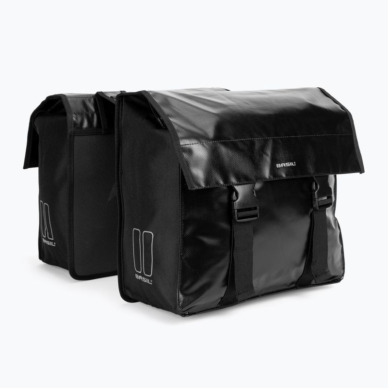 Brašna na nosič kol Basil Urban Load Double Bag černá B-17738