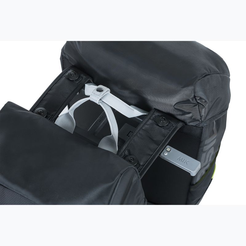 Brašna na kolo Basil Miles Double Bag 32 l black/lime  3
