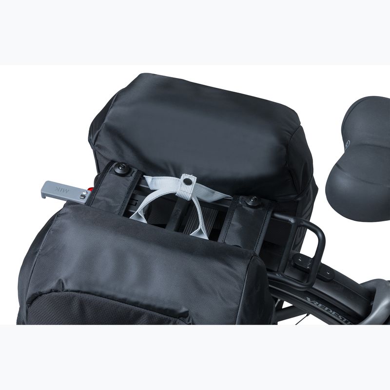 Brašna na kolo Basil Miles Double Bag 32 l black/lime  6