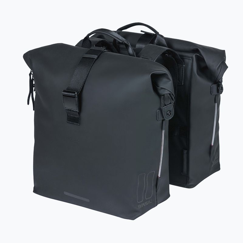 Cyklistická brašna   Basil Soho Nordlicht Double Bag 41 l black 2