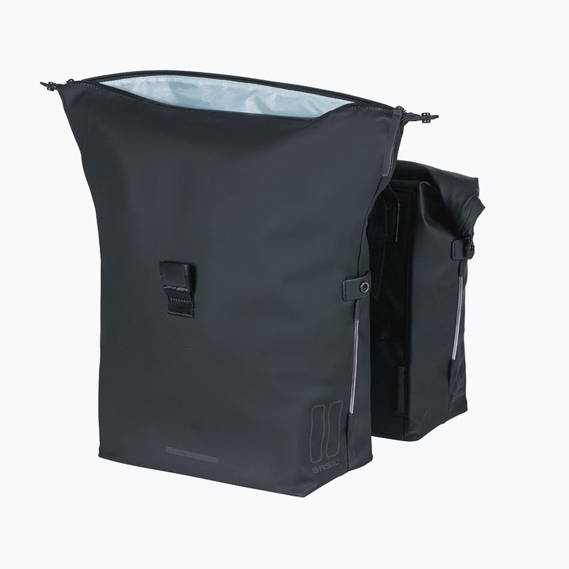 Cyklistická brašna   Basil Soho Nordlicht Double Bag 41 l black 4