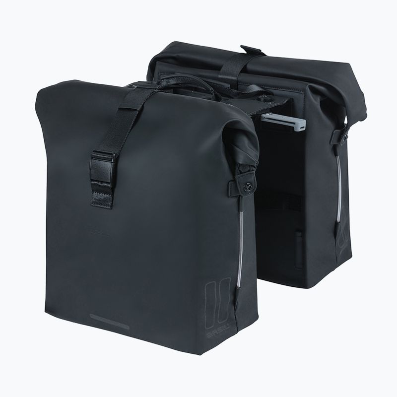 Cyklistická brašna   Basil Soho Nordlicht Double Bag MIK 41 l black 2