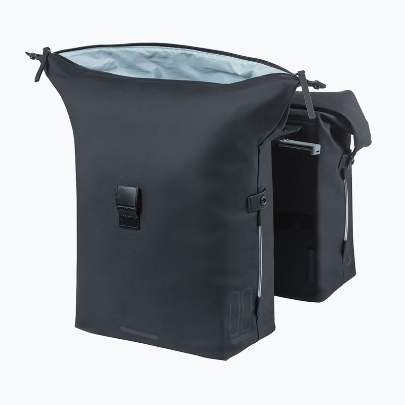 Cyklistická brašna   Basil Soho Nordlicht Double Bag MIK 41 l black 4