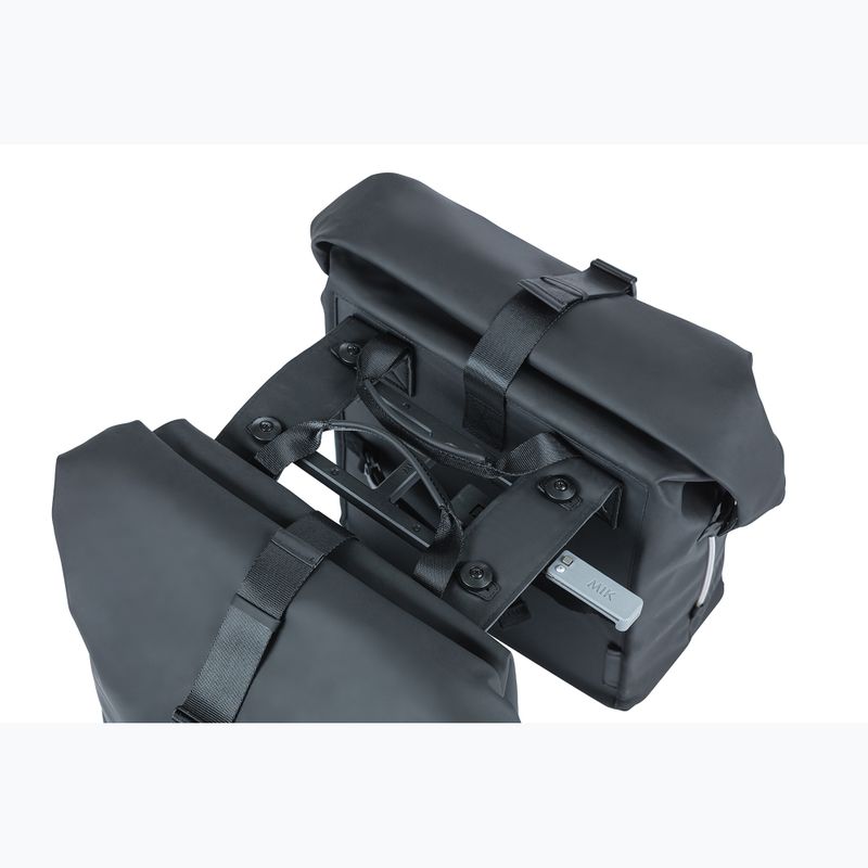 Cyklistická brašna   Basil Soho Nordlicht Double Bag MIK 41 l black 5