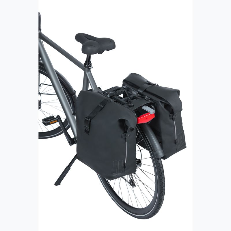 Cyklistická brašna   Basil Soho Nordlicht Double Bag MIK 41 l black 7