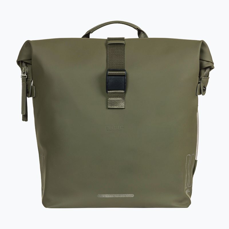 Cyklistická brašna   Basil Soho Nordlicht Double Bag MIK 41 l moss green