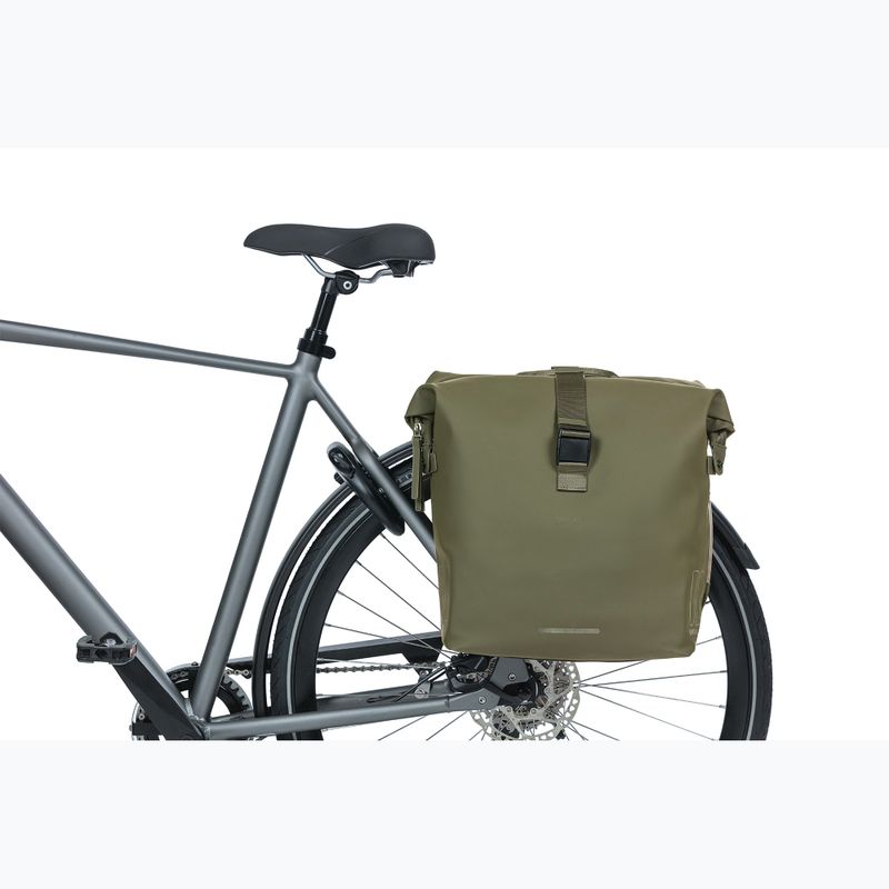 Cyklistická brašna   Basil Soho Nordlicht Double Bag MIK 41 l moss green 6