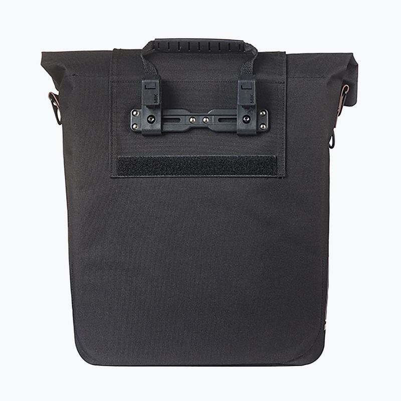Cyklistická taška na nosič Basil City Shopper MIK Hooks 16 l black 3