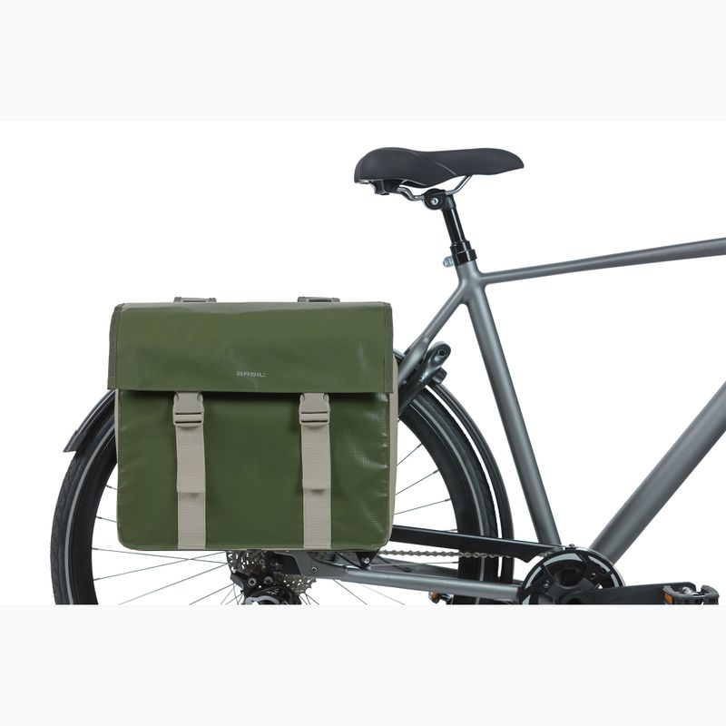 Cyklistické brašny  Basil Urban Load Double Bag 53 l green/sand 6