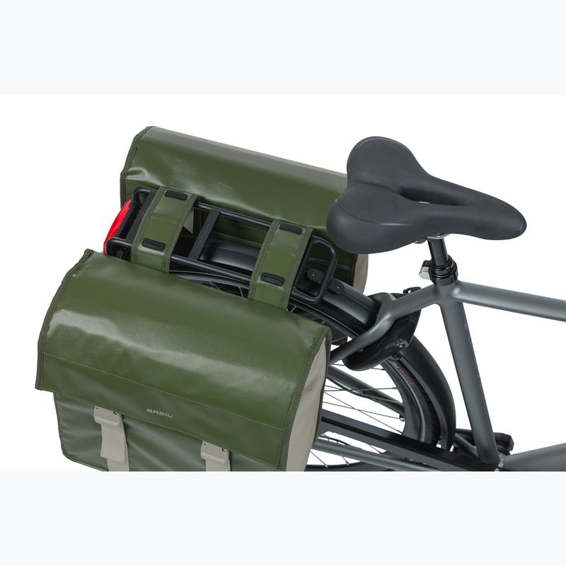 Cyklistické brašny  Basil Urban Load Double Bag 53 l green/sand 7