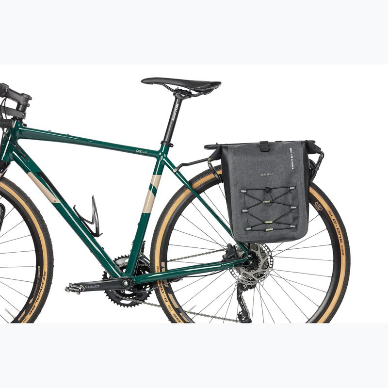 Cyklistická brašna   Basil Navigator Storm Hook On 12-15 l grey/black 7
