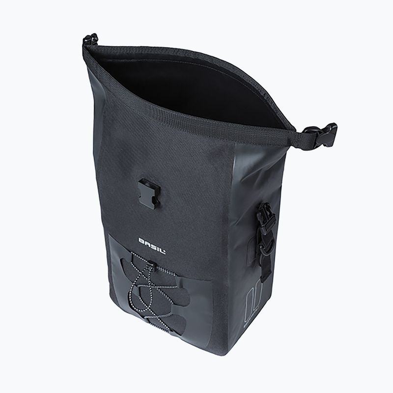 Cyklistická brašna Basil Navigator Waterproof Single Bag MIK Hooks 15 l black 4