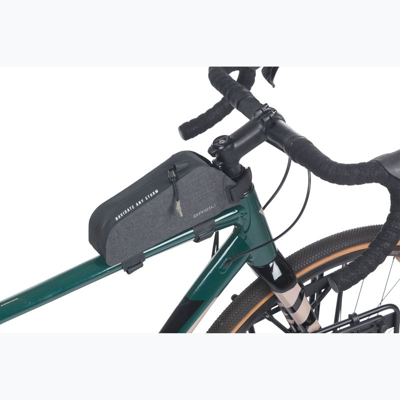 Brašna na rám kola Basil Navigator Storm Frame 0,8 l black 6
