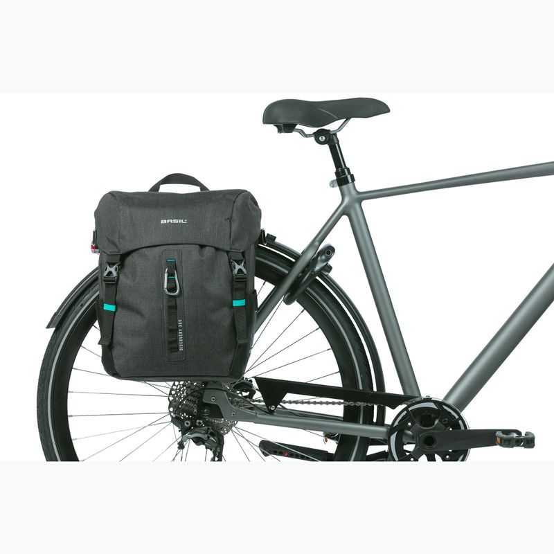 Cyklistická brašna  Basil Discovery 365D Single Bag 20 l black melee 6
