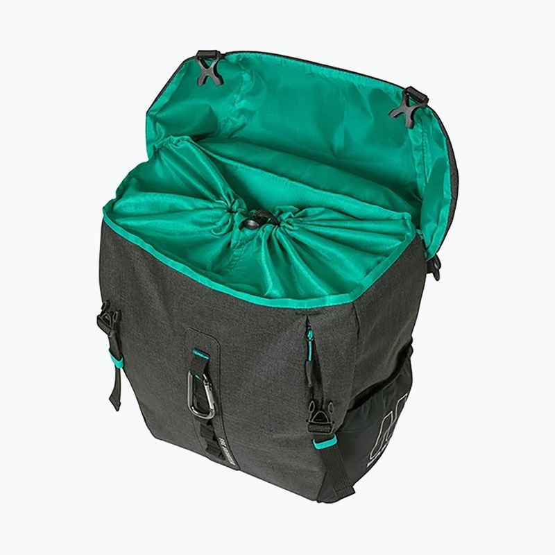 Cyklistická brašna Basil Discovery 365D Single Bag MIK Hooks 9 l black mélange 4
