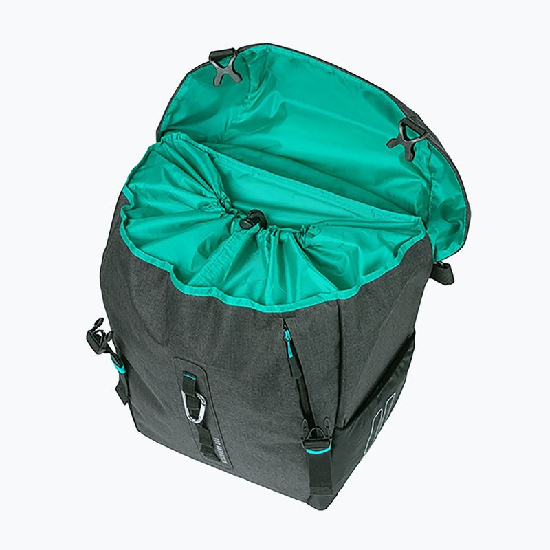 Cyklistická brašna Basil Discovery 365D Single Bag MIK Hooks 20 l black mélange 4