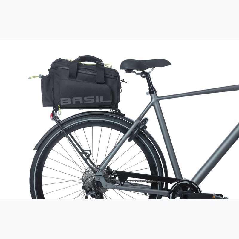 Brašna na kolo Basil Miles Trunk XL Pro 36 l black/lime 9