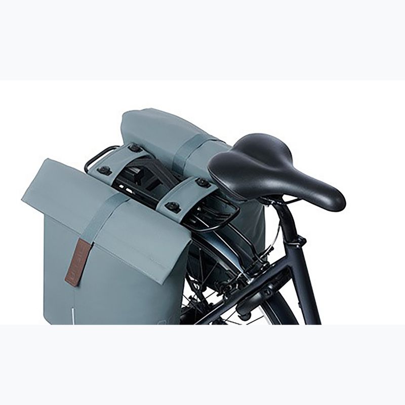 Cyklistická brašna   Basil City Double Bag MIK 32 l graphite/brown 6