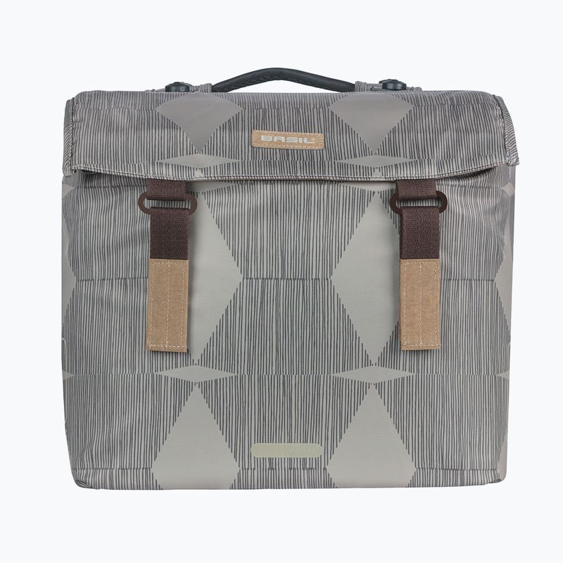 Cyklistická brašna   Basil Elegance Double Bag MIK 40-49 l chateau taupe