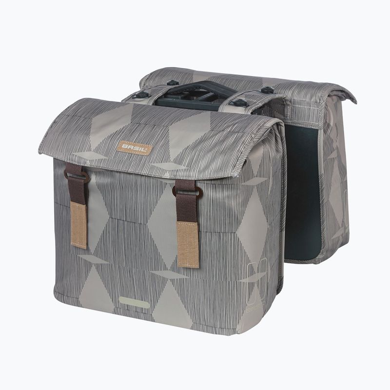 Cyklistická brašna   Basil Elegance Double Bag MIK 40-49 l chateau taupe 2