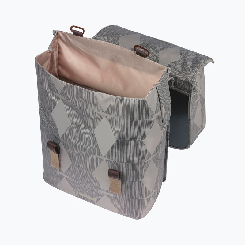 Cyklistická brašna   Basil Elegance Double Bag MIK 40-49 l chateau taupe 3