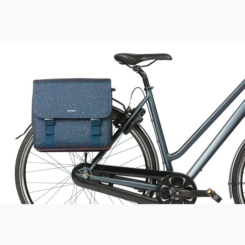 Brašna na kolo Basil Flair Double Bag 35 l navy 6