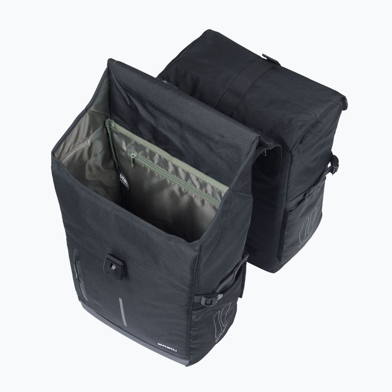 Brašna na kolo Basil Move Double Bag 30 l black 5