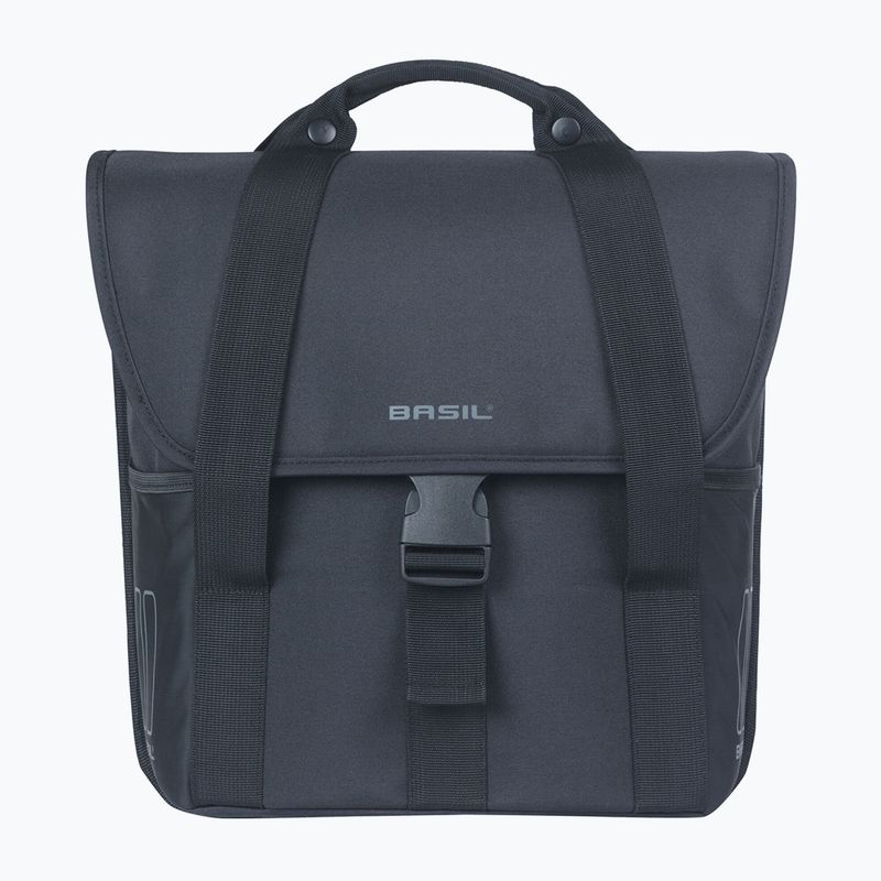 Brašna na kolo Basil Go Single Bag 16 l solid black