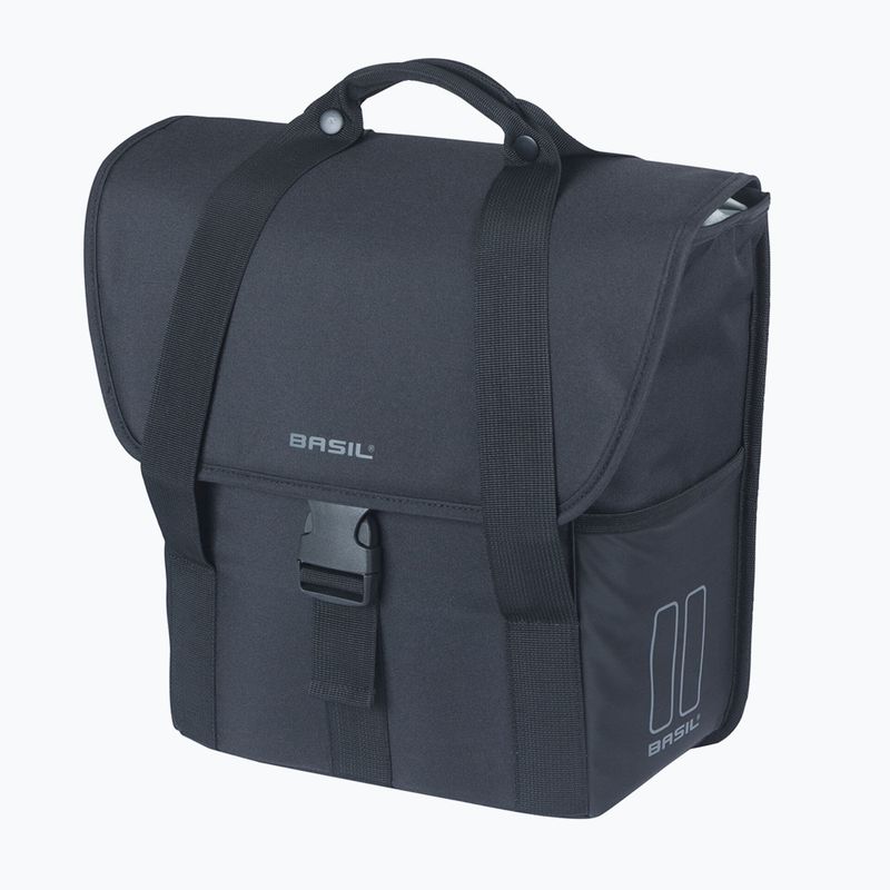 Brašna na kolo Basil Go Single Bag 16 l solid black 2
