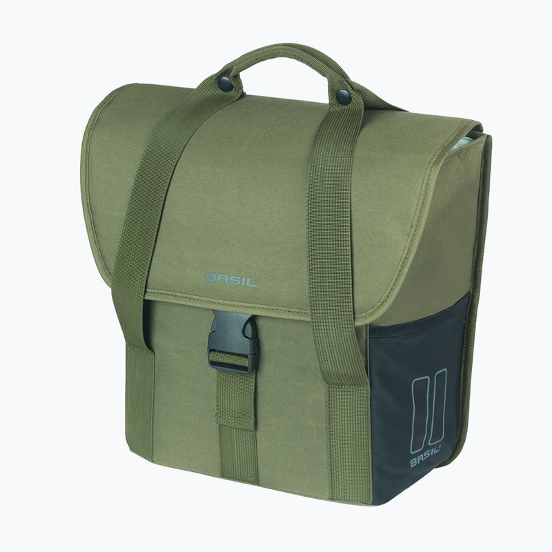 Brašna na kolo Basil Go Single Bag 16 l dark green 2