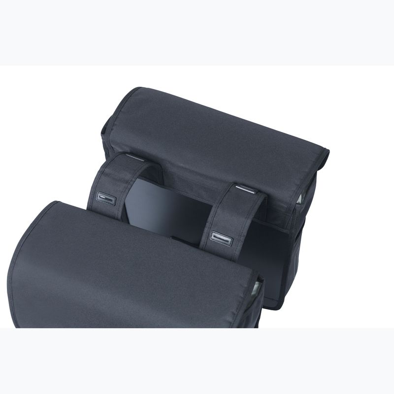Brašna na kolo Basil Go Double Bag 32 l solid black 3