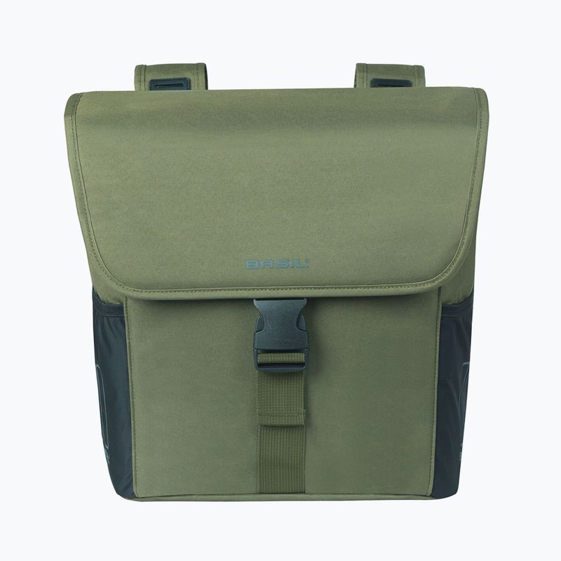 Brašna na kolo Basil Go Double Bag 32 l dark green 2