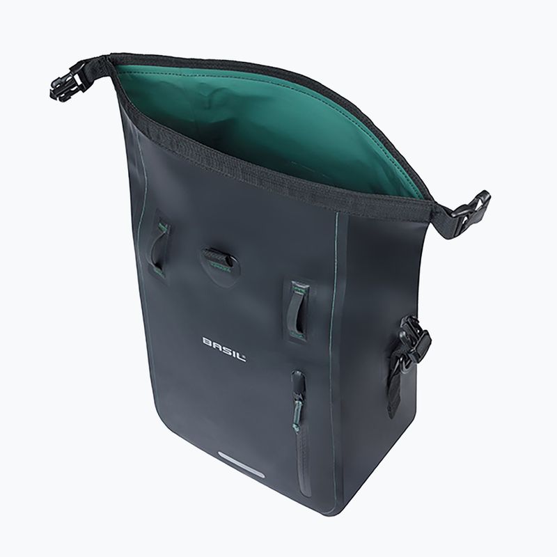Cyklistická brašna Basil Rivo M Single Bag MIK Hooks 12-15 l black 3