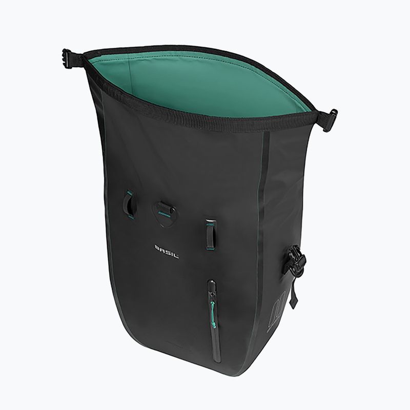 Cyklistická brašna Basil Rivo L Single Bag MIK Hooks 31 l black 4