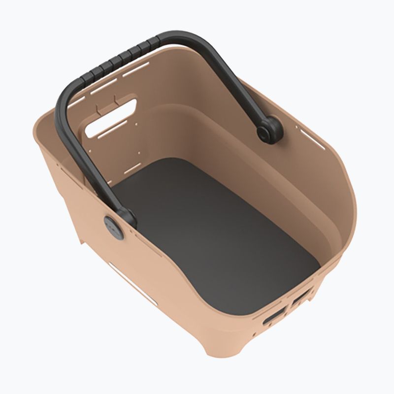 Zadanie: přídavný zadní košík na kolo Basil Cento Neo MIK sand 2