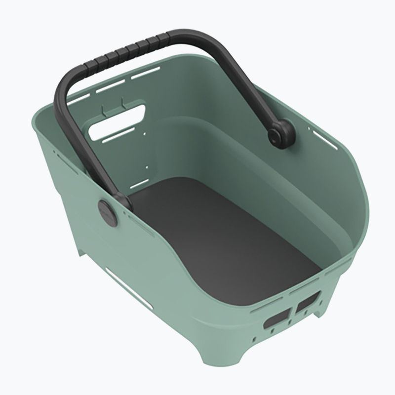 Zadanie: přídavný zadní košík na kolo Basil Cento Neo MIK silvergreen 2